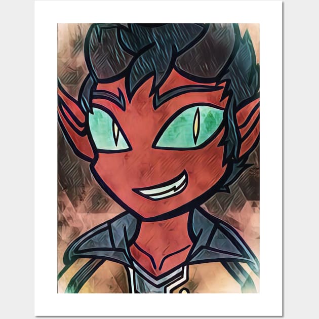 Monster Prom | Damien Lavey Wall Art by ScribbleSketchScoo